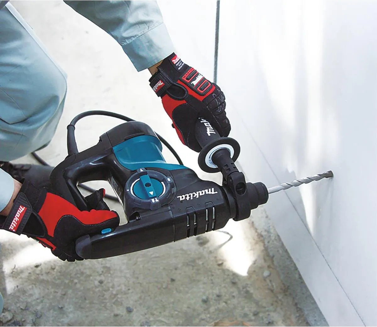 Makita HR2810 Combihamer SDS-PLUS - 3 Functies - afbeelding 2 van 6