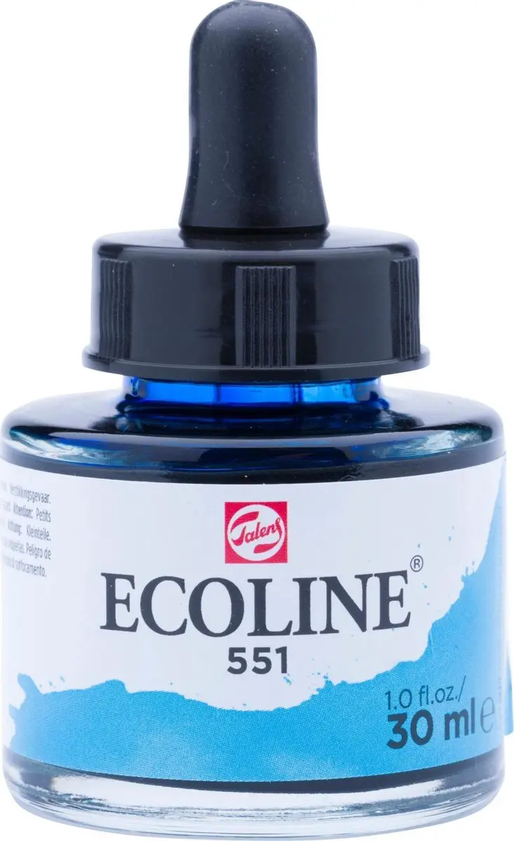 Talens Ecoline 30ml Hemelsblauw Licht