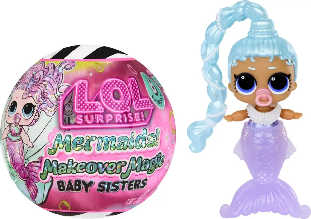 LOL! Surprise Mermaids Makeover Magic Baby Sisters