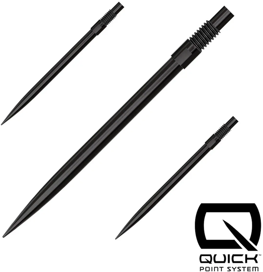 Harrows Quick Points Black QPB0002 - 3 Stuks
