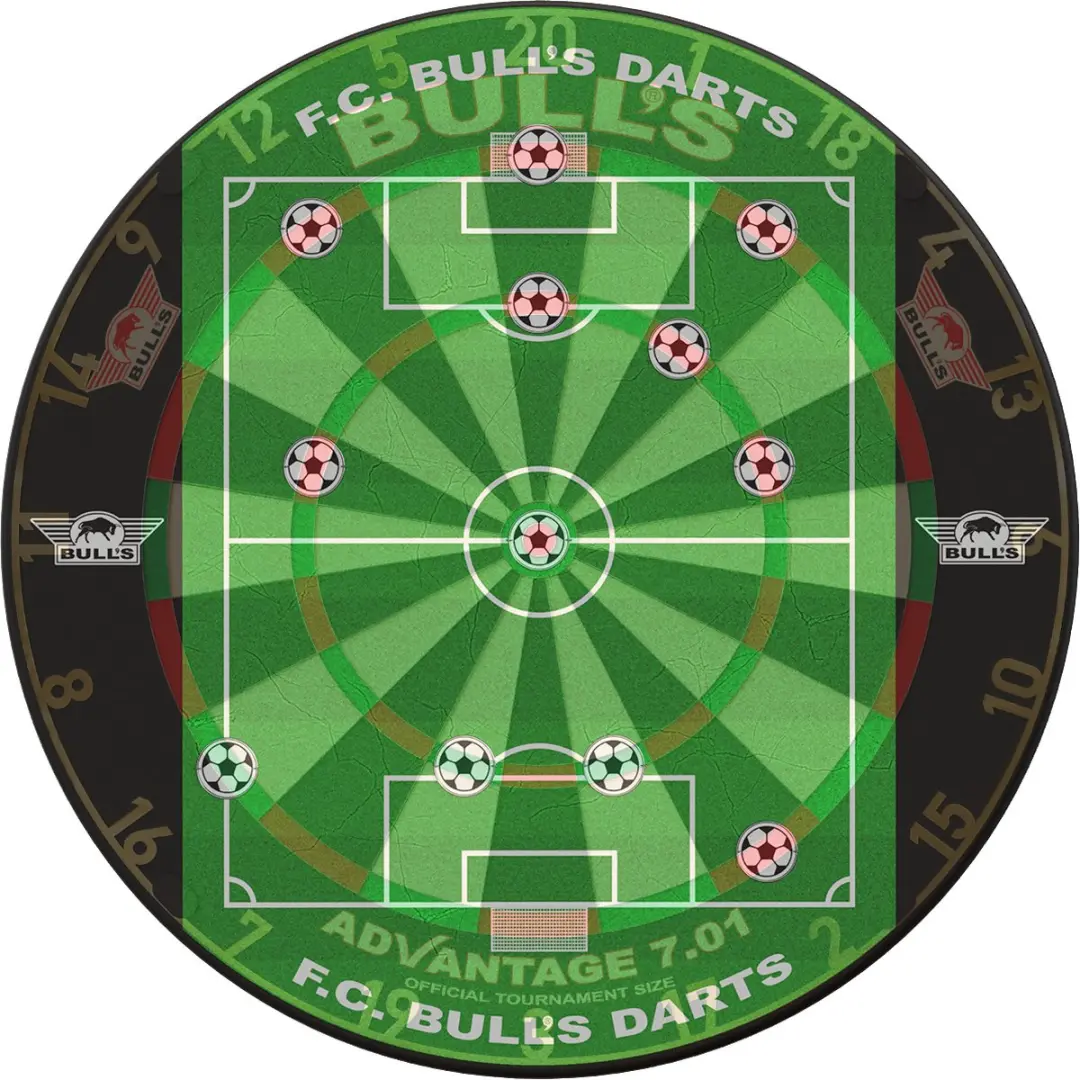 Bull's Game Voetbal Dartbord BU-68237 - 46cm