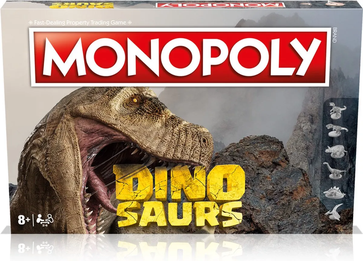 Winning Moves Monopoly Dinosaurs Bordspel - 2-6 Spelers