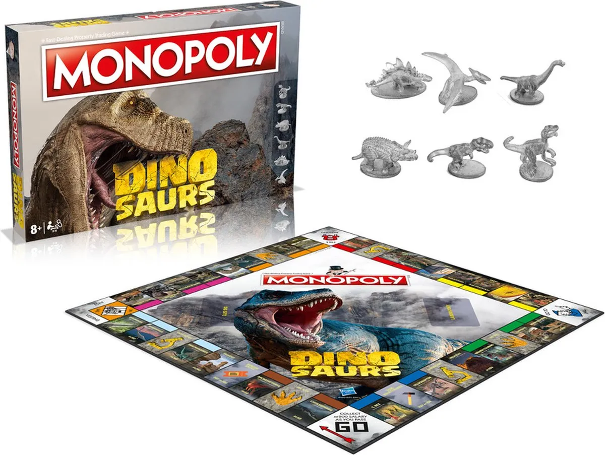Winning Moves Monopoly Dinosaurs Bordspel - 2-6 Spelers