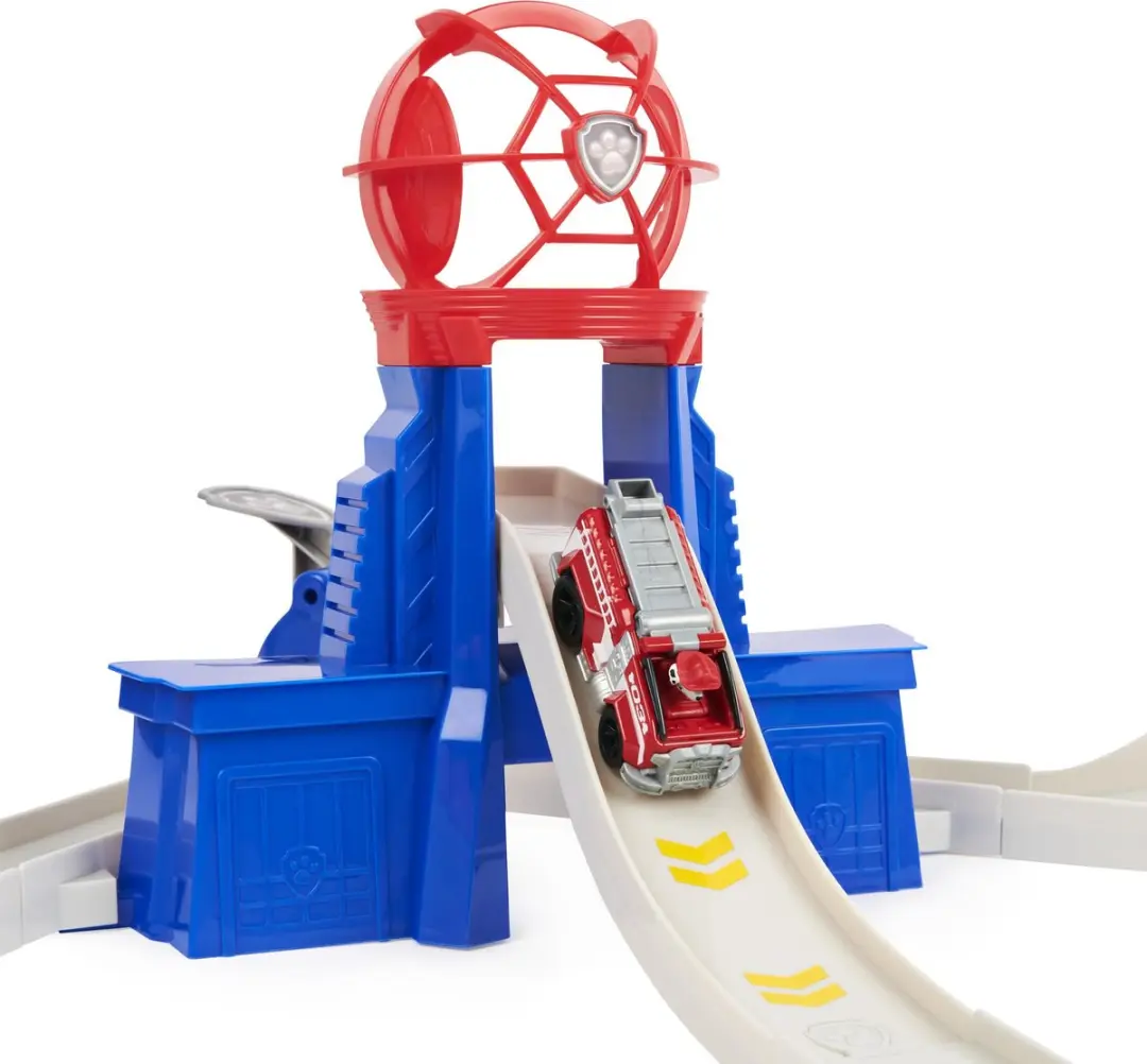PAW Patrol Marshall Voertuig Red Avonturenstad Racebaan 1:55 - MPN 6061056
