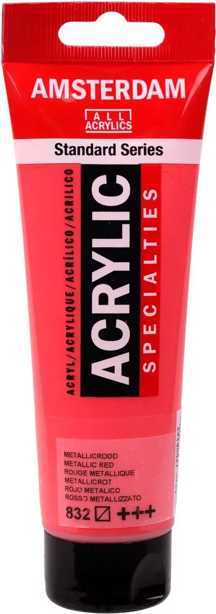 Amsterdam Acrylverf 120ml Metallic Rood