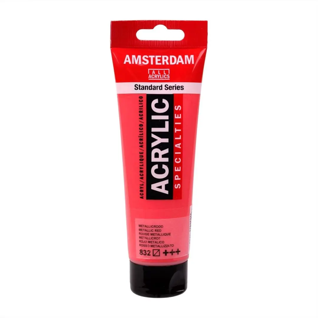Amsterdam Acrylverf 120ml Metallic Rood