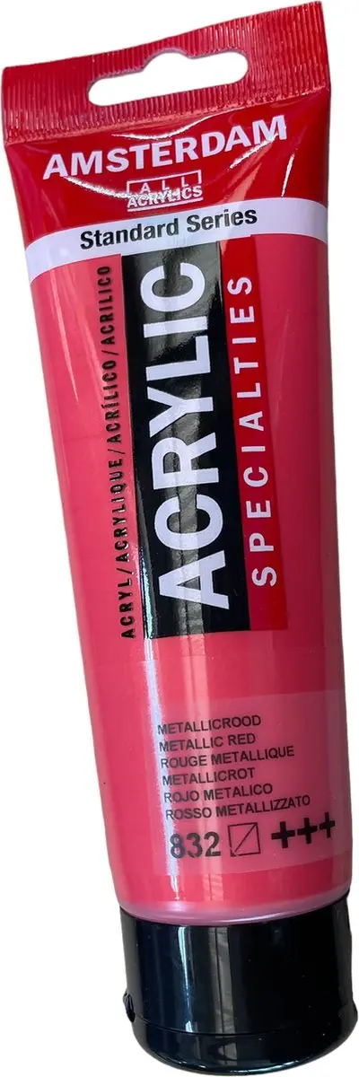Amsterdam Acrylverf 120ml Metallic Rood