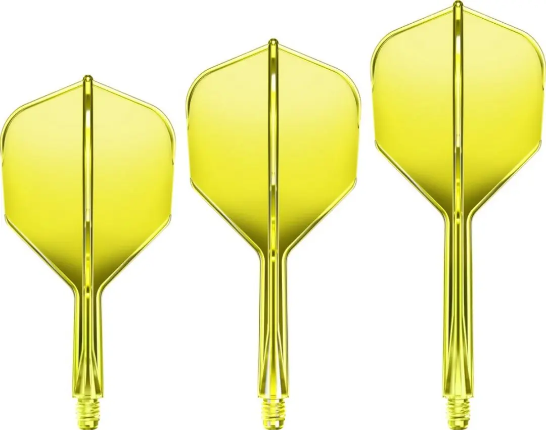 goat Air Neon Yellow NO6 Dart Flights - 3 Stuks
