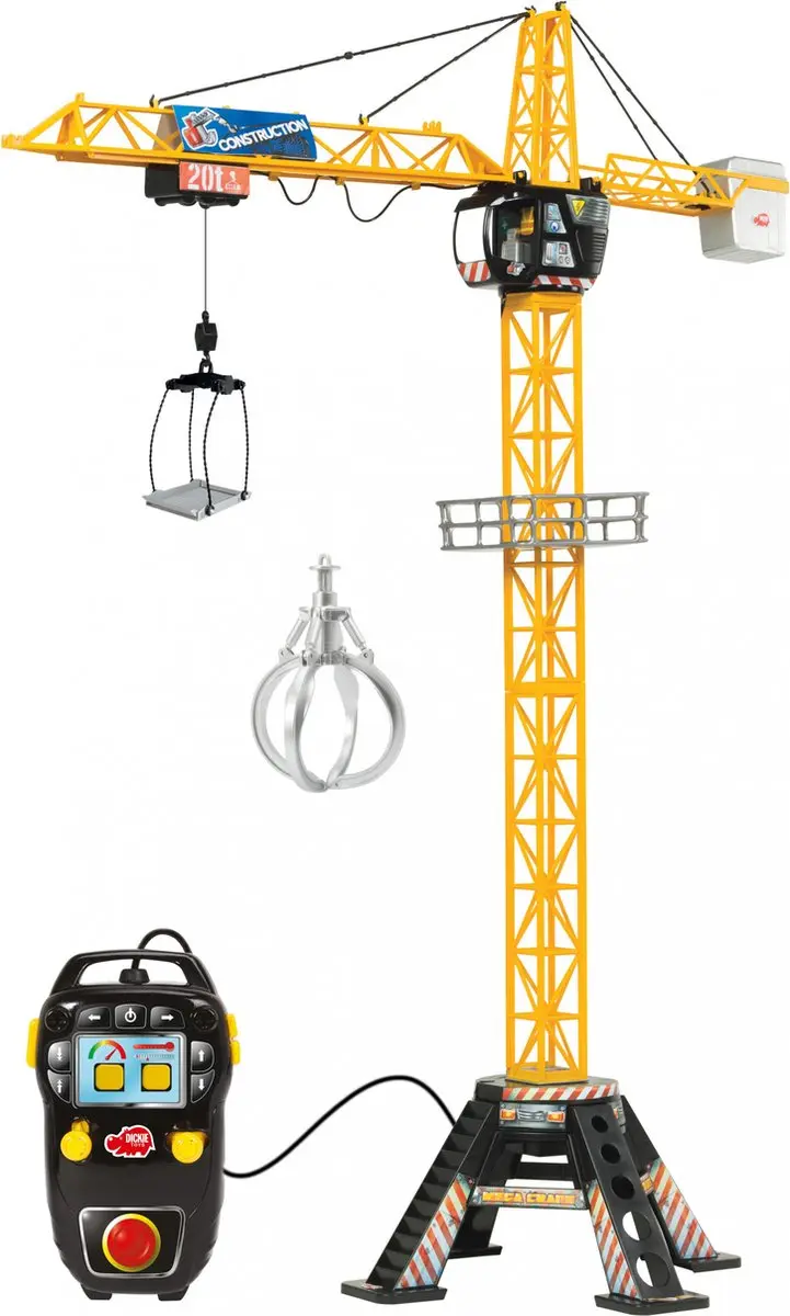 Dickie Toys Giant Constructie Kraan 120cm