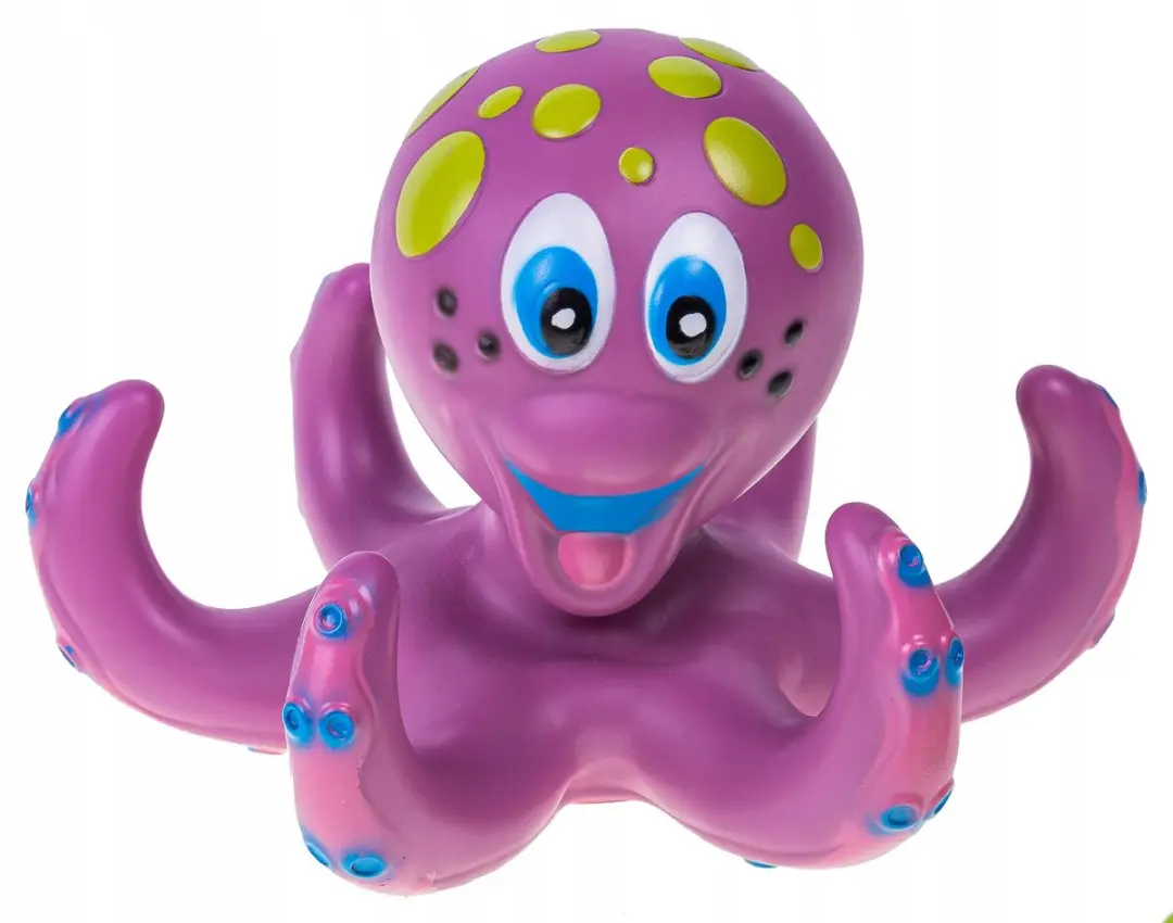 BK Ringo Serie Oöctopus Bad Speelset - 6 Stuks - Veelkleurig