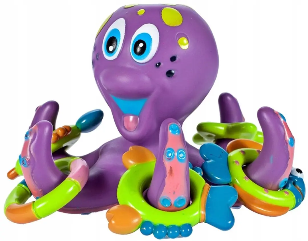 BK Ringo Serie Oöctopus Bad Speelset - 6 Stuks - Veelkleurig