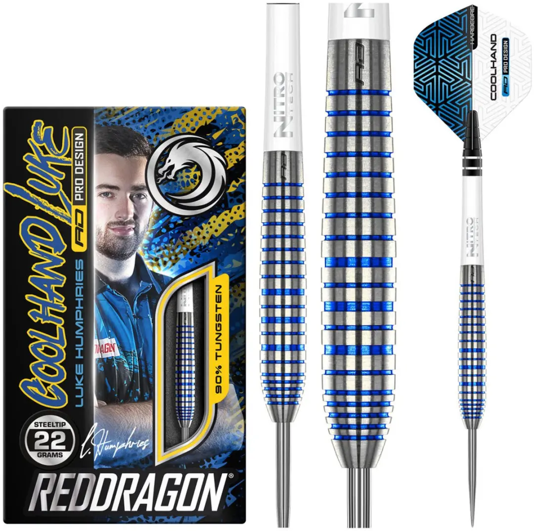 Red Dragon Luke Humphries TX3 Blue 90% Darts