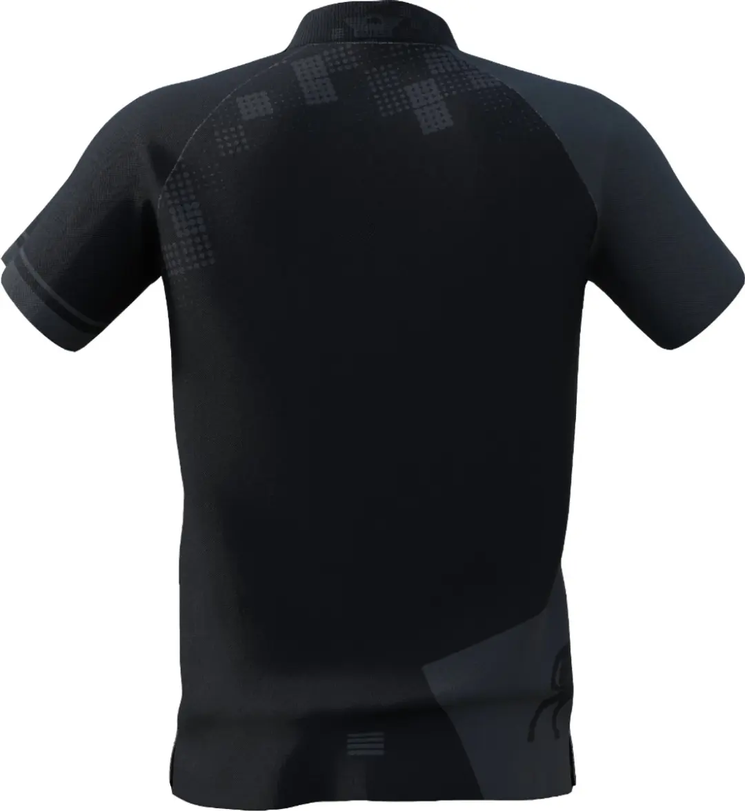 Bull's Plain Black Dart Polo - Maat 164 - Zwart
