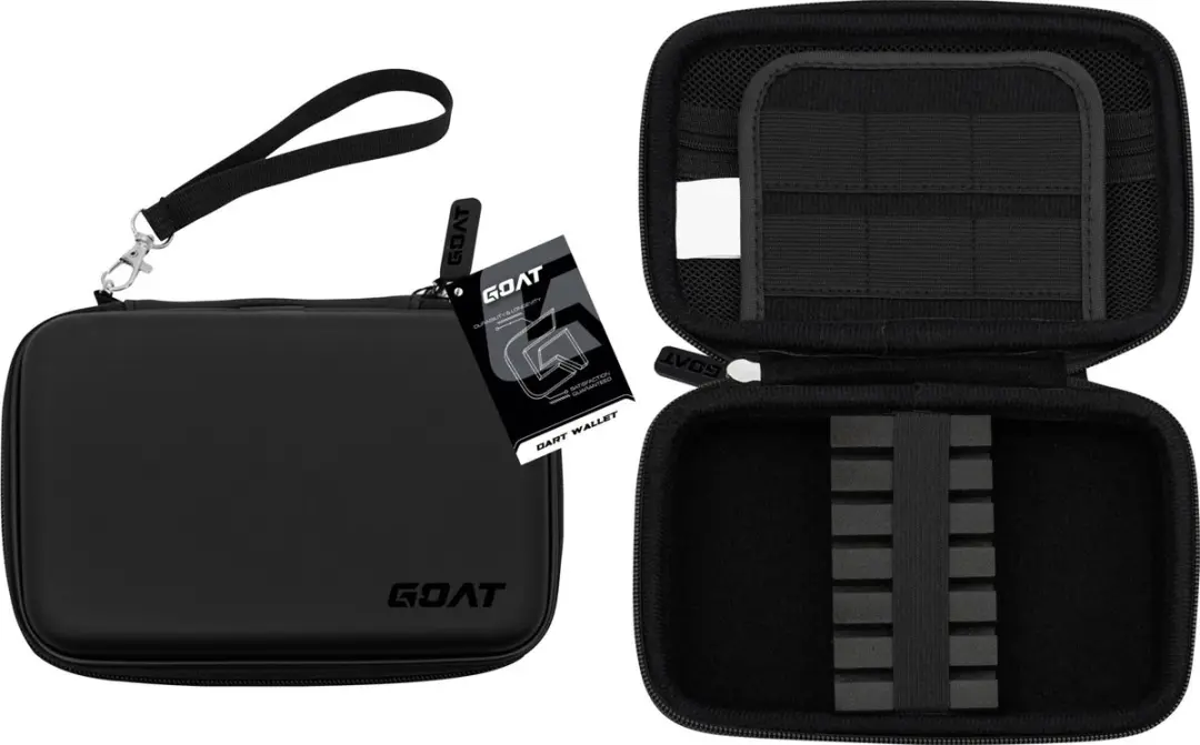 goat Darts Opberg-Locker Wallet - Zwart XL