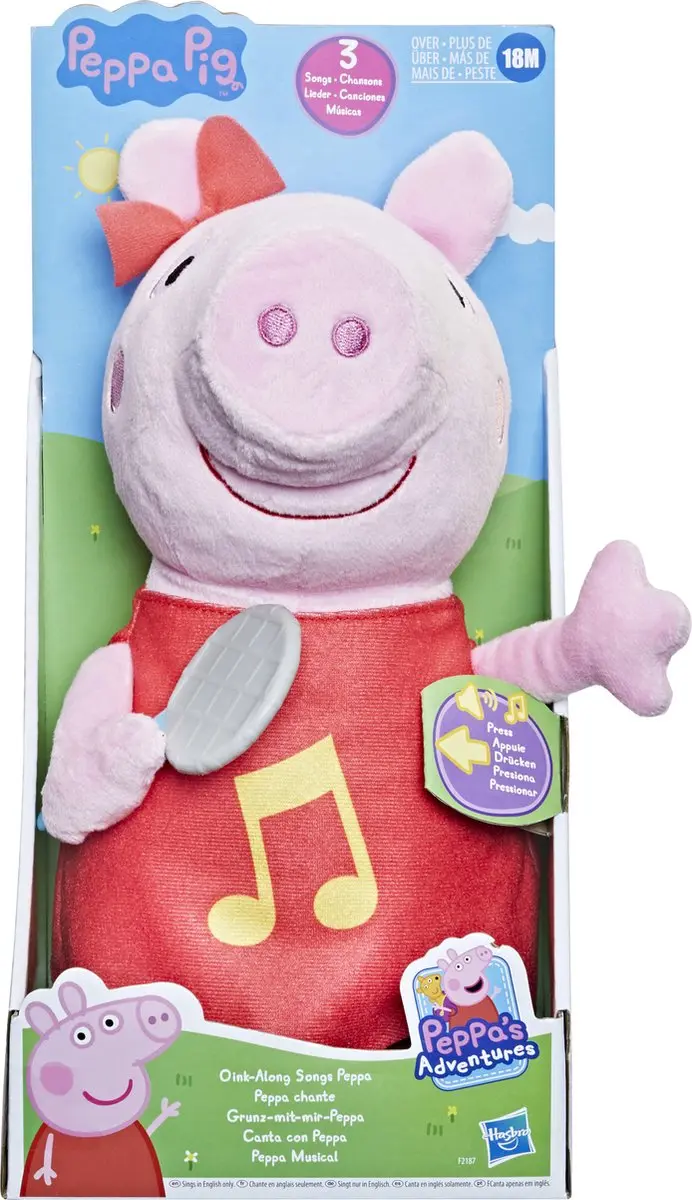 Peppa Pig Oink Along Songs Knuffel