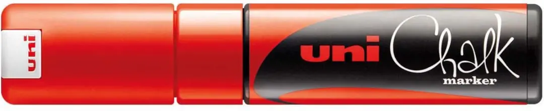 uni-ball Uni Chalk Marker 8K Metallic Rood