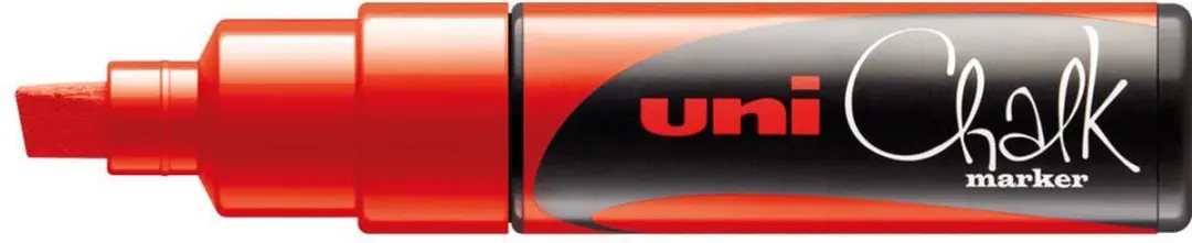 uni-ball Uni Chalk Marker 8K Metallic Rood