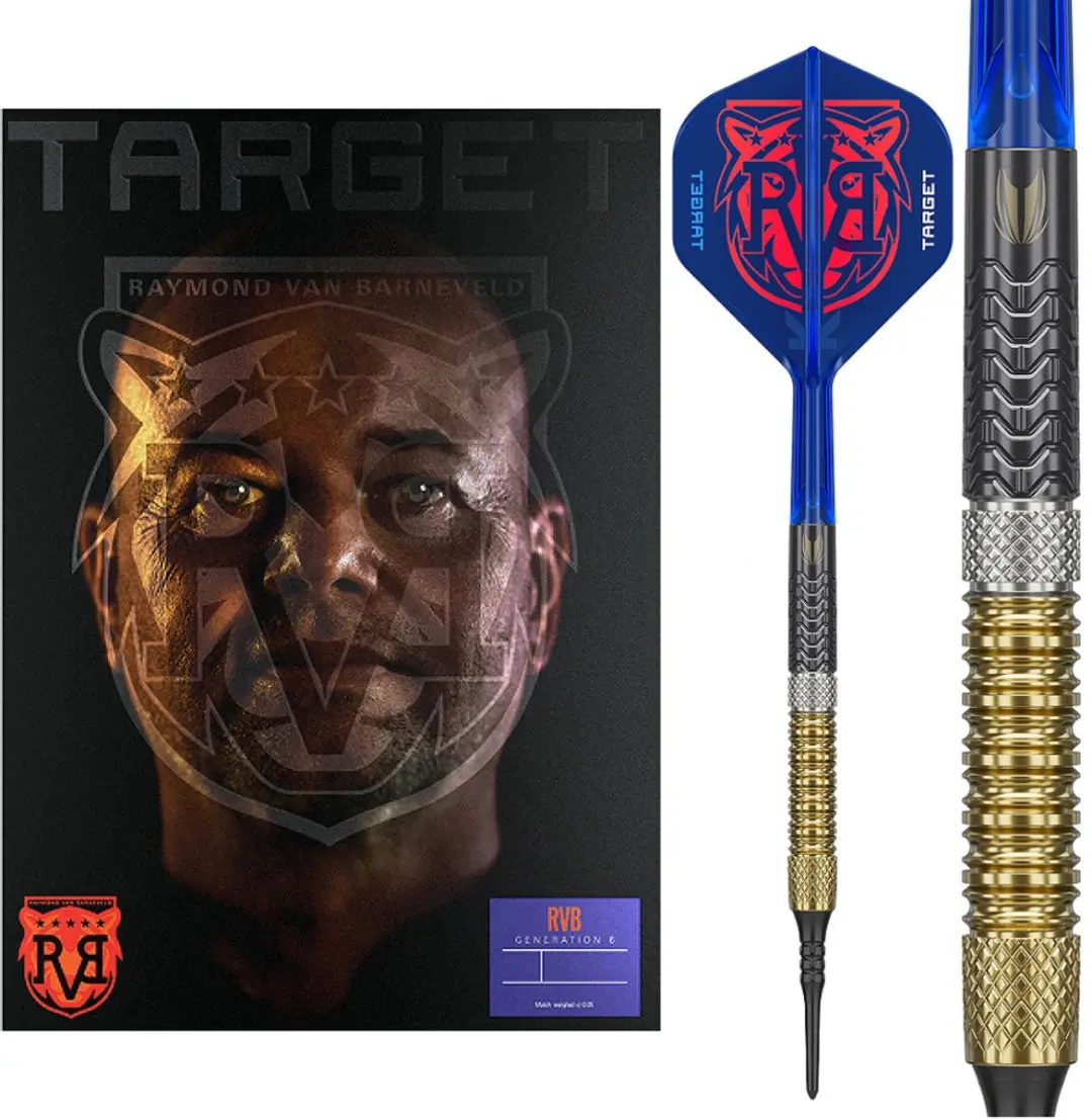 Target Raymond van Barneveld G6 95% Soft Tip Darts