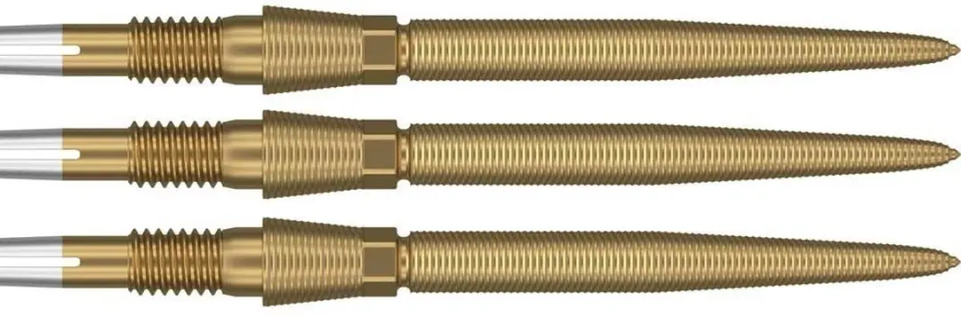 Target Swiss Points Storm Nano Gold 35mm - 3 Stuks