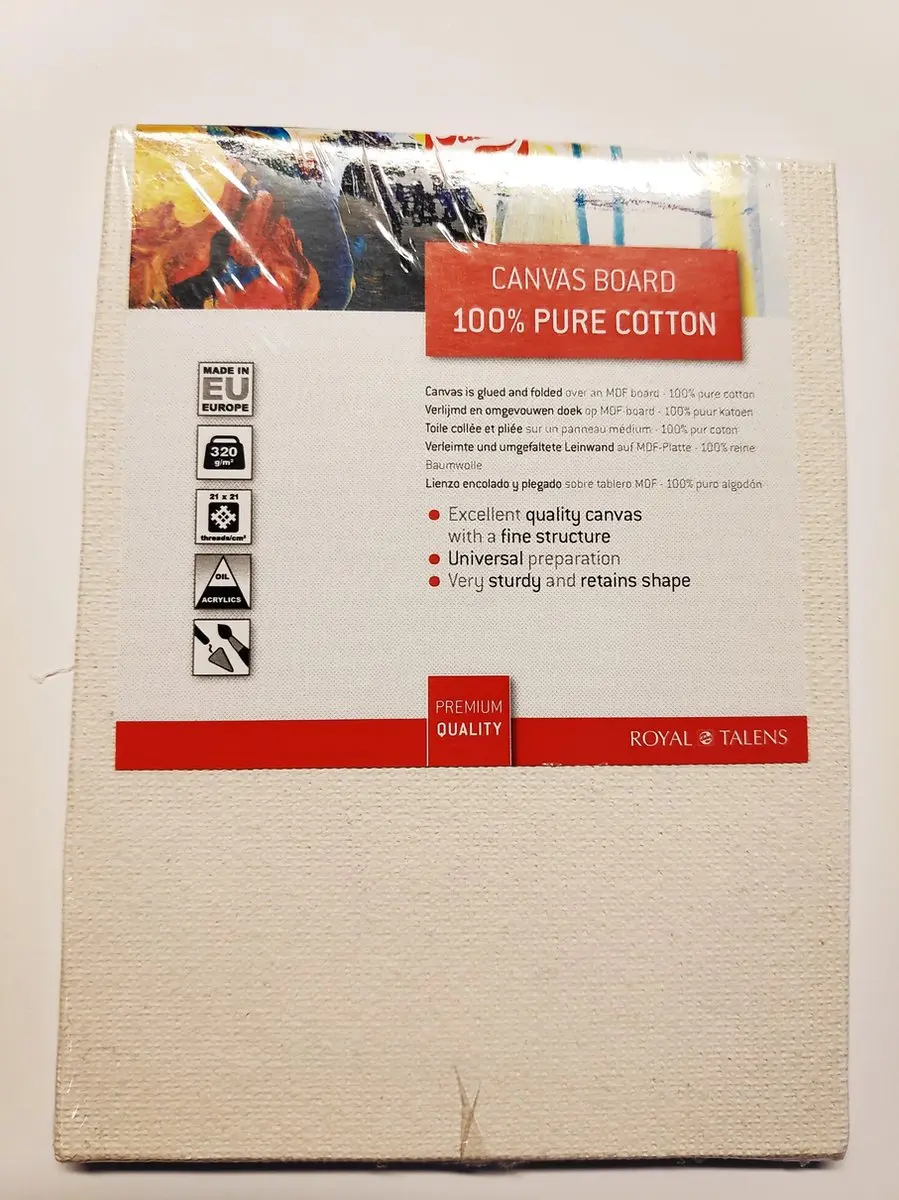 Talens Royal Talens Canvas Board 9x12cm - Assorted