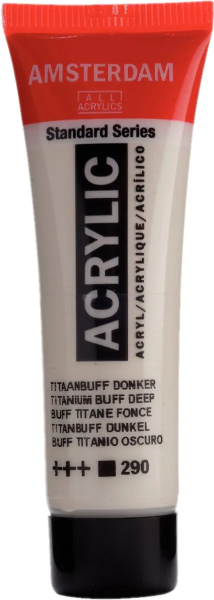 Royal Talens Amsterdam Acryl Titaanbuff Donker 20ml