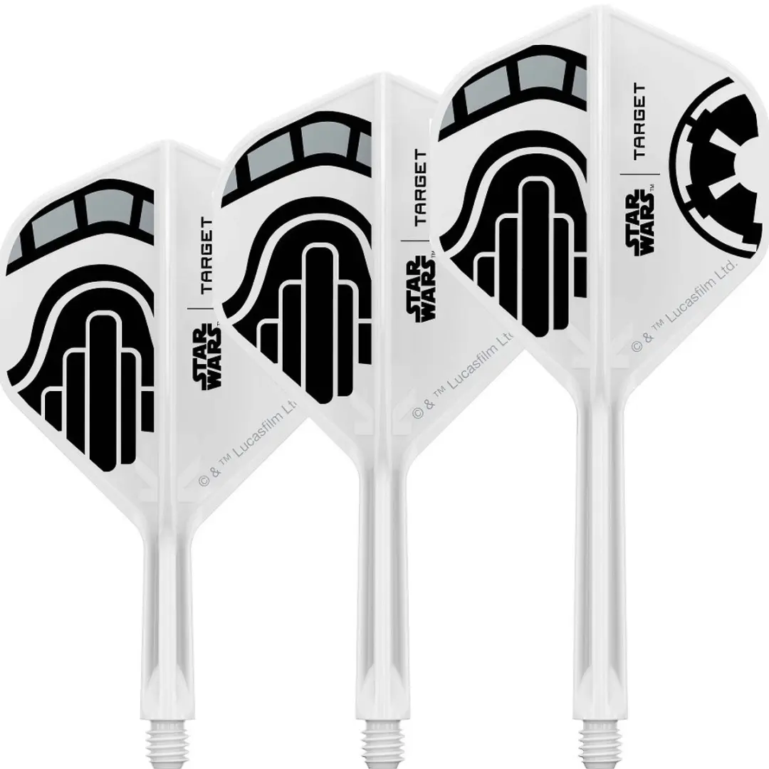 Target Star Wars K-Flex Stormtrooper NO2 Dart Flights - 3 Stuks