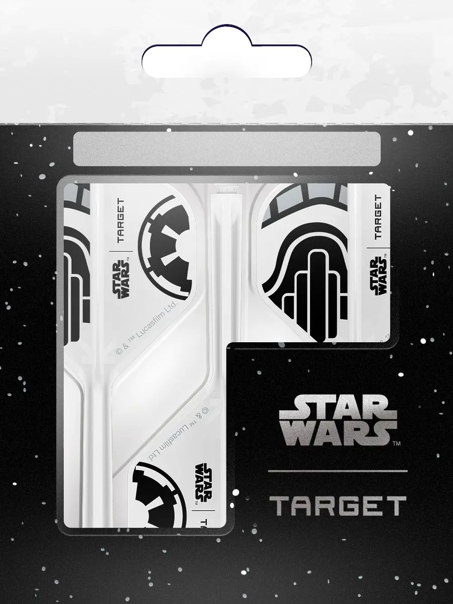 Target Star Wars K-Flex Stormtrooper NO2 Dart Flights - 3 Stuks