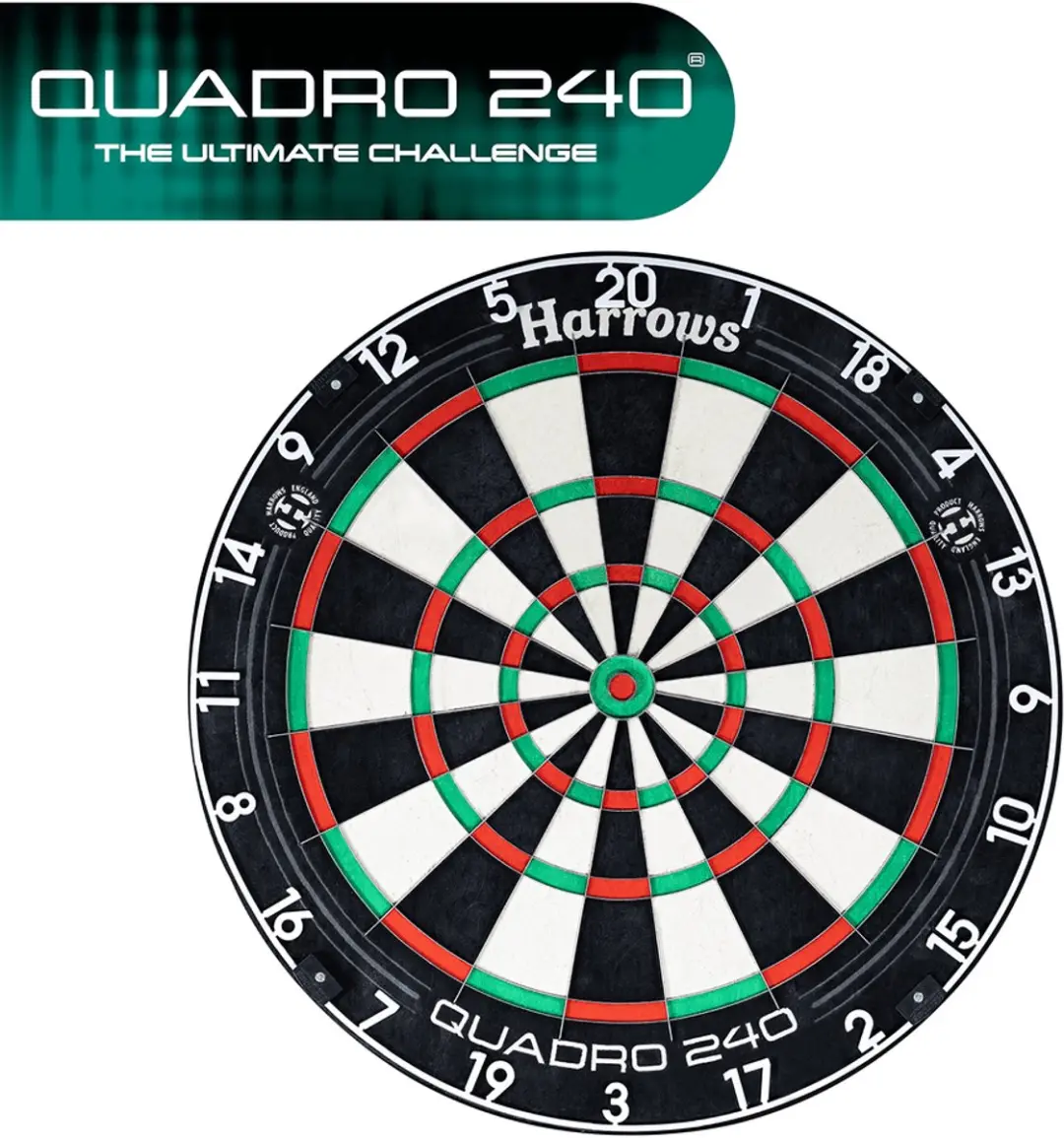 Harrows Quadro 240 Dartbord 47cm