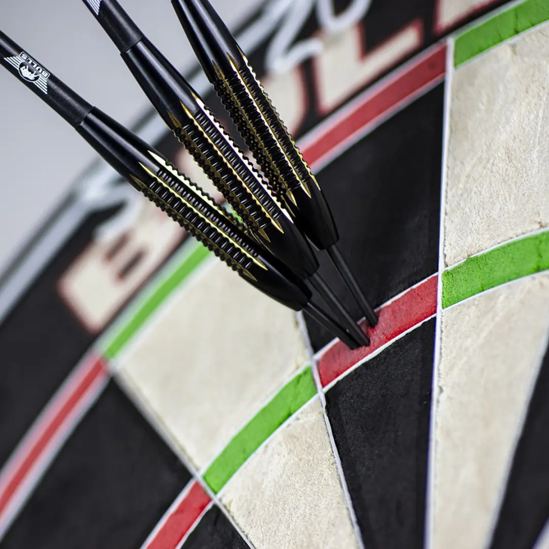 Bull's Max Maximiser Hopp Dartpijlen 21g - 3 Stuks - Zwart