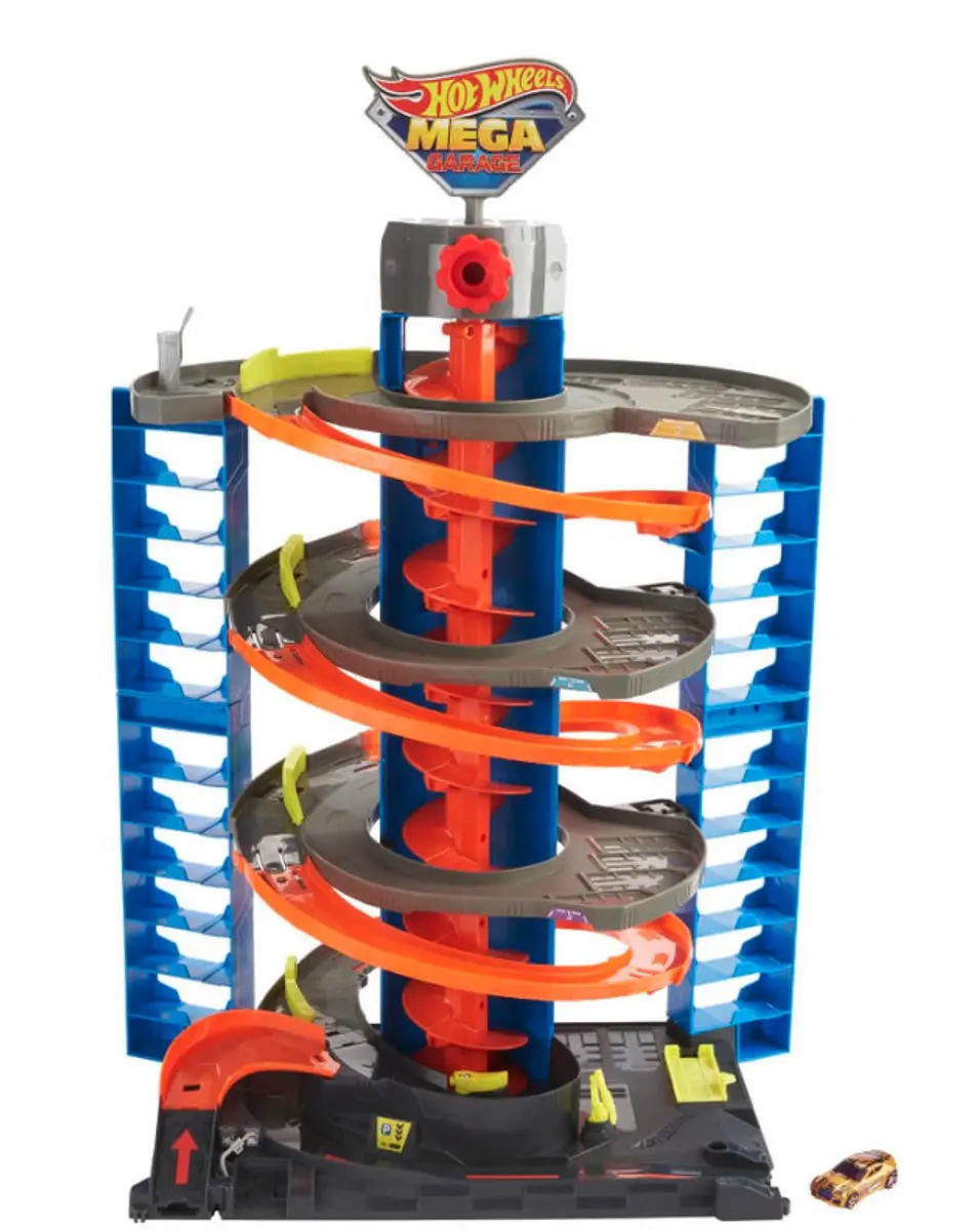 Hot Wheels City Mega Garage 11256 - Speelgoed 72cm - Incl. 1 Auto