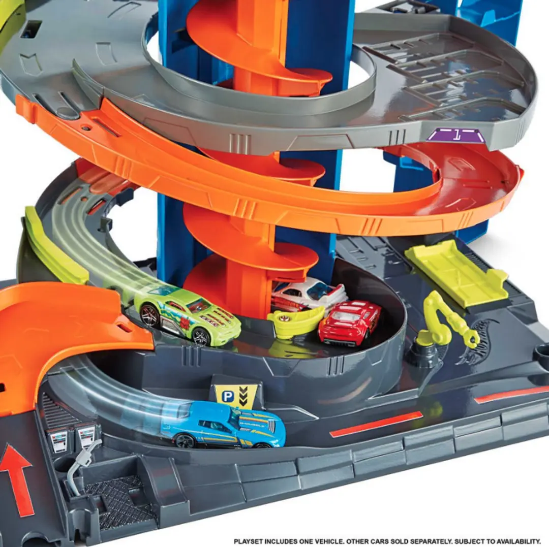 Hot Wheels City Mega Garage 11256 - Speelgoed 72cm - Incl. 1 Auto