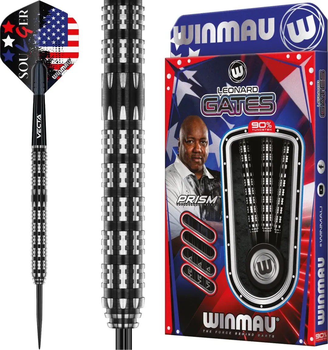 Winmau Leonard Gates 90% Dartpijlen - 3 Stuks