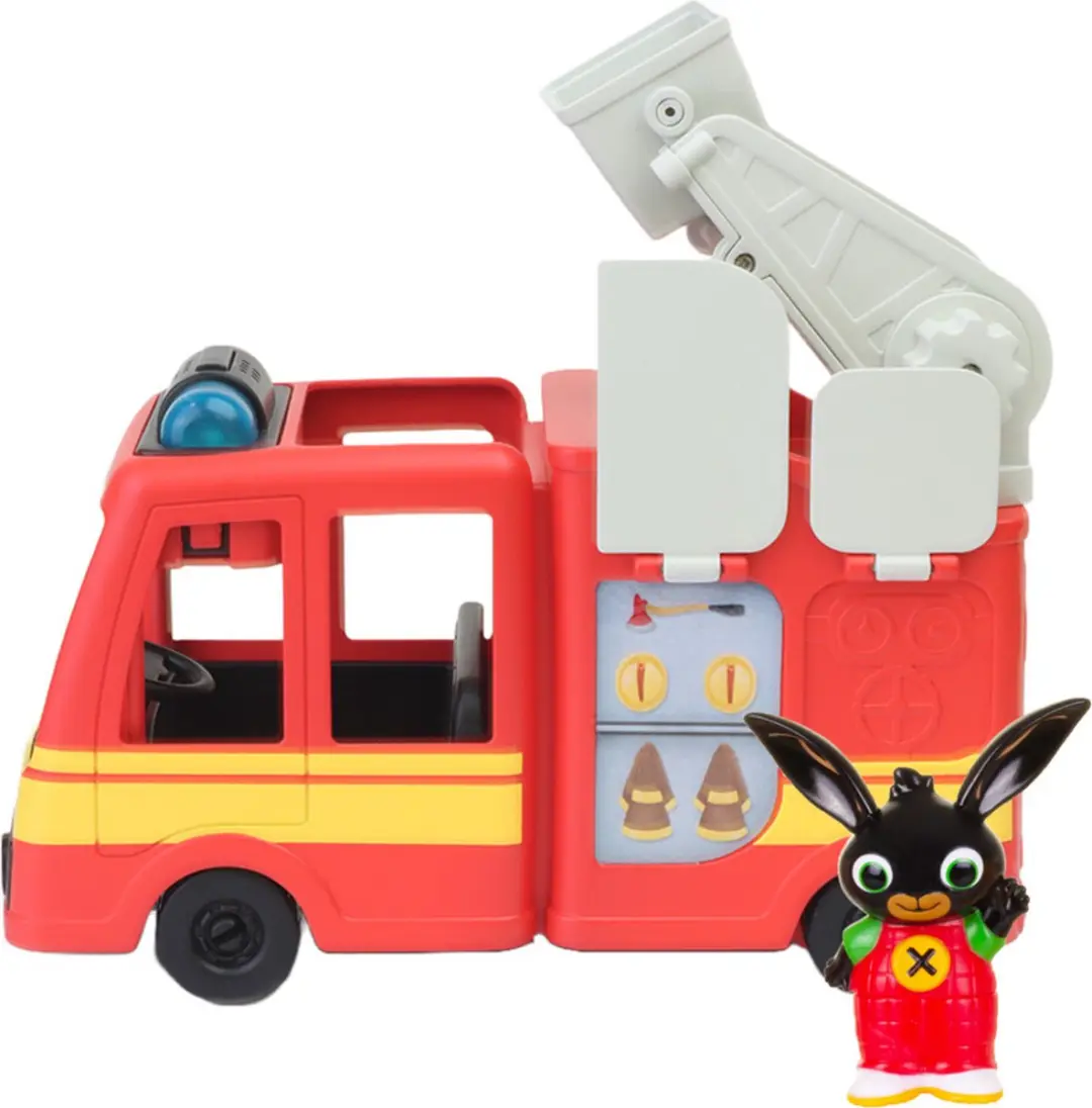 Bing Brandweerwagen Speelset - Rood - MPN 3680857 - afbeelding 6 van 6