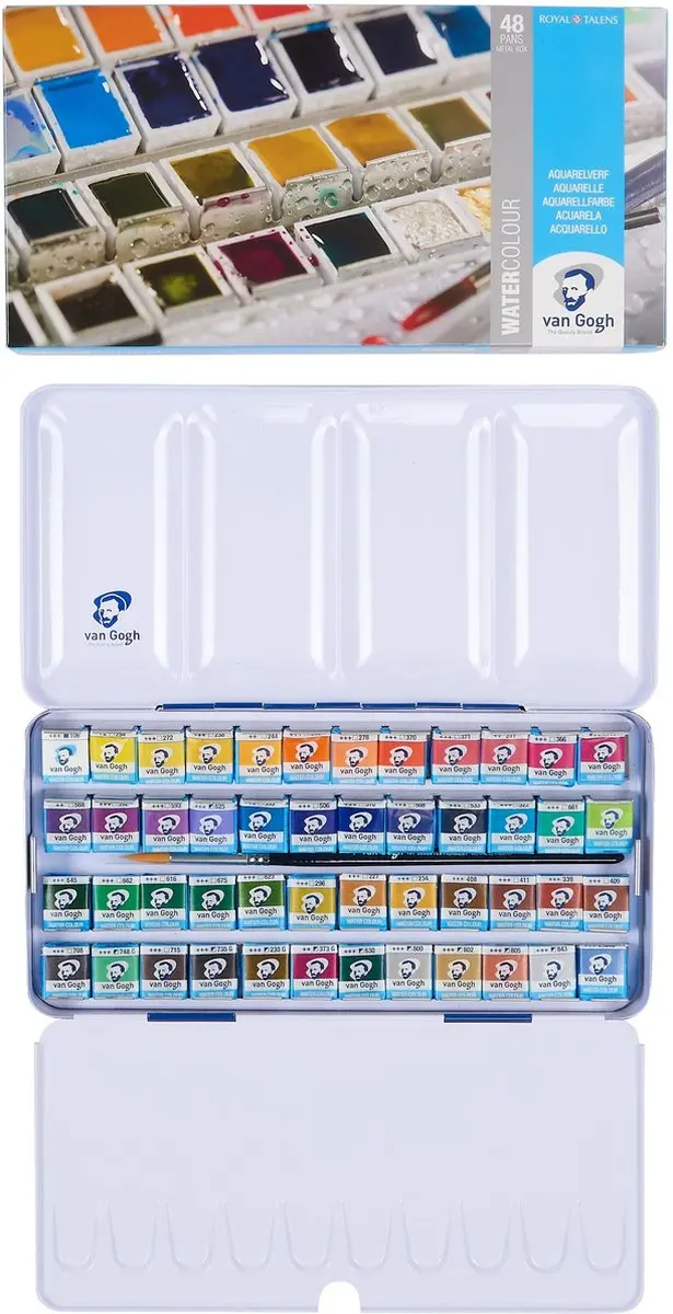 Van Gogh Aquarelverfset 48 Kleuren - Assorti