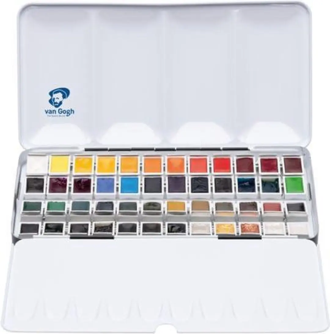 Van Gogh Aquarelverfset 48 Kleuren - Assorti
