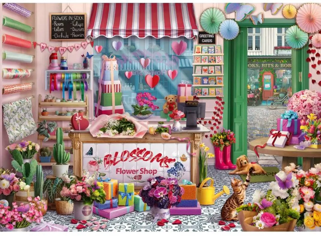 Ravensburger De Bloemenwinkel Puzzel 1000 Stuks