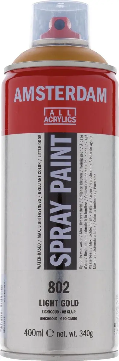 Amsterdam Spraypaint Lichtgoud 400ml