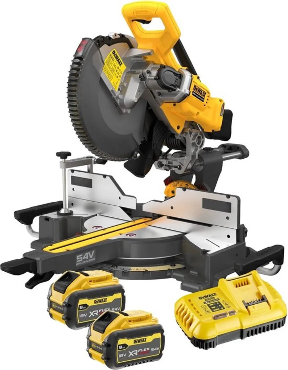 DeWALT DCS781X2 Accu Afkort-/Verstekzaag 305mm 54V XR FlexVolt 9.0Ah