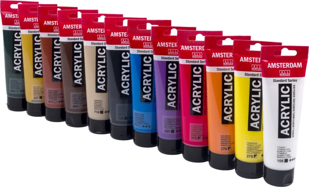 Royal Talens Amsterdam Acrylverfset 12 Kleuren 120ml