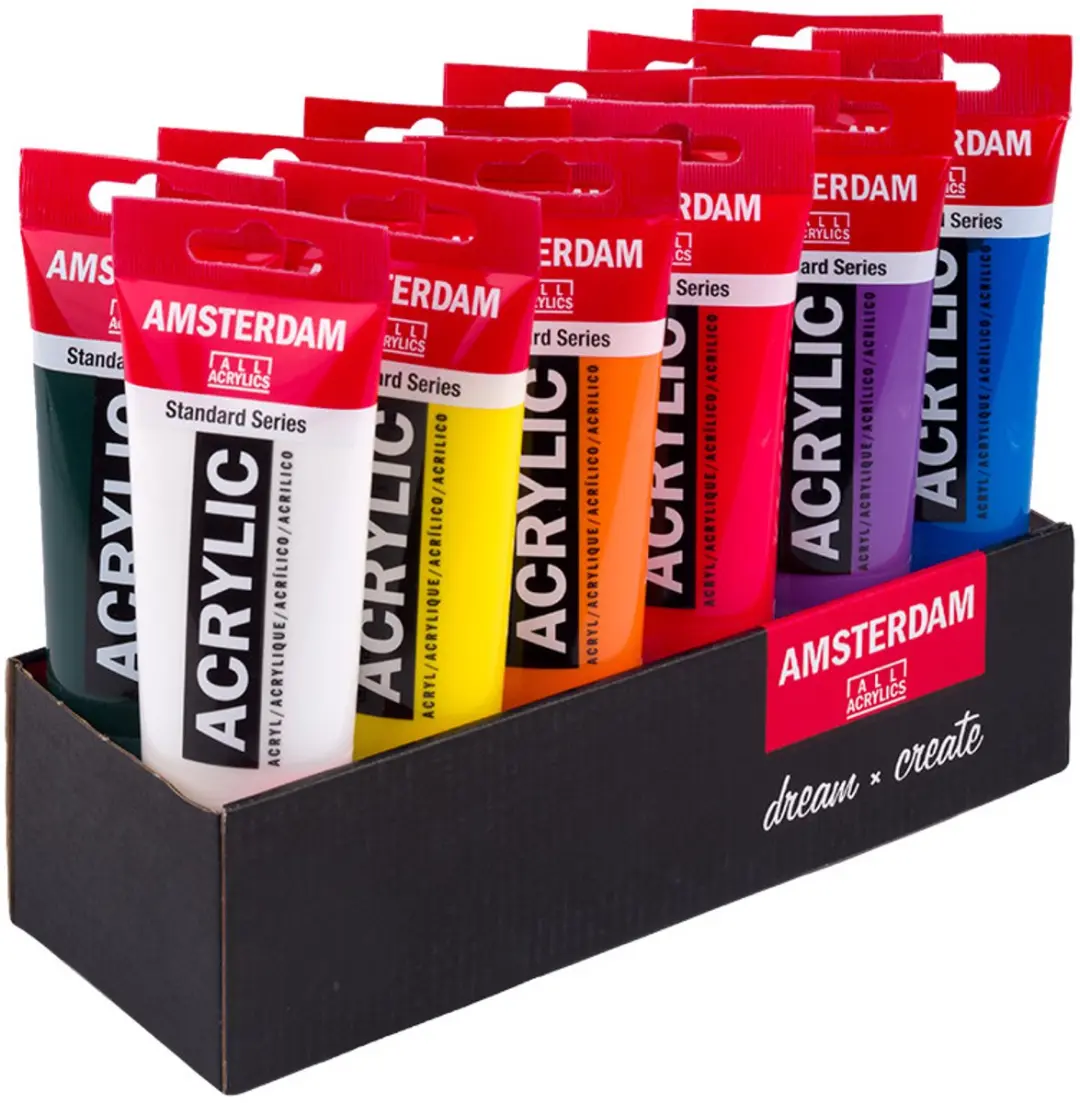 Royal Talens Amsterdam Acrylverfset 12 Kleuren 120ml