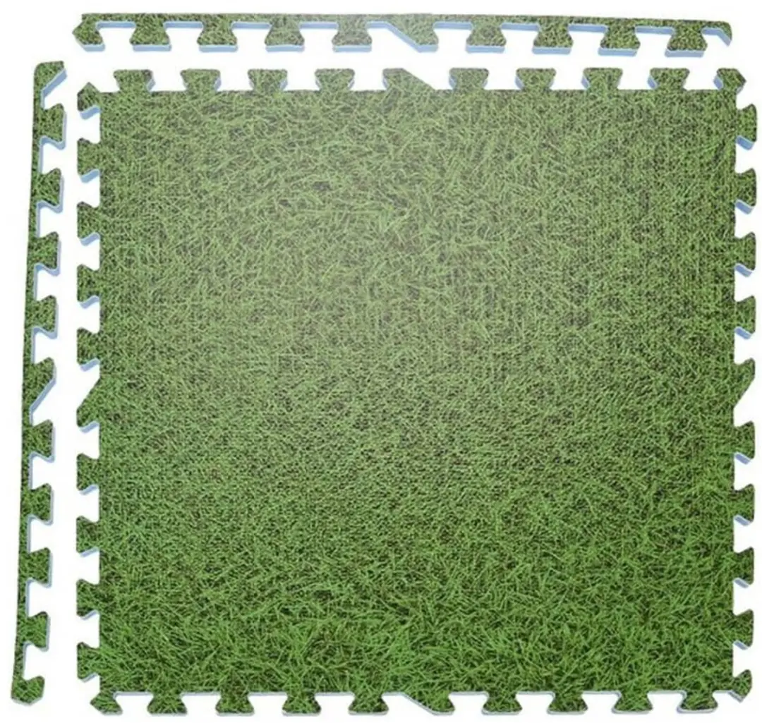 XQMax Vloermatset 6 Stuks Grasprint Groen