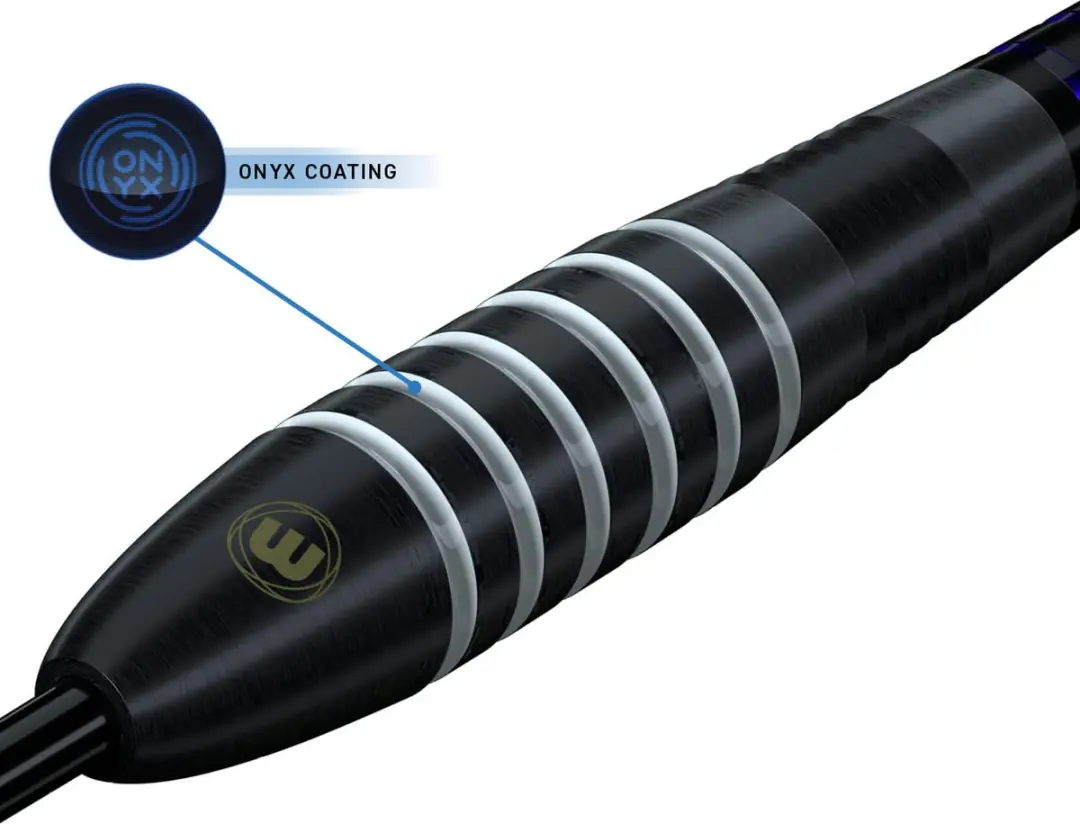 Winmau Andy Fordham Onyx Dartpijlen - 3 Stuks - Zwart/Wit
