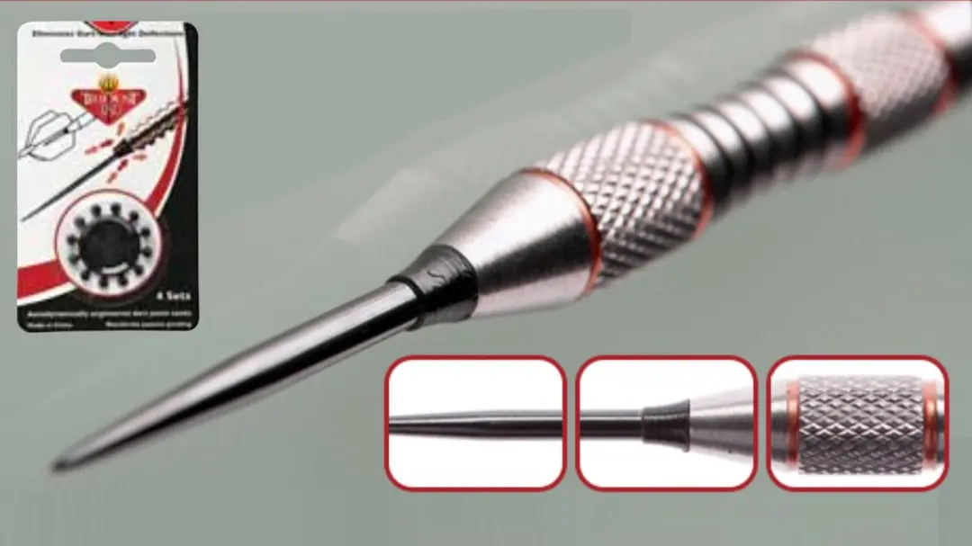Bull's Trident 180 Dartpoint Cones - 3 Stuks - Zwart