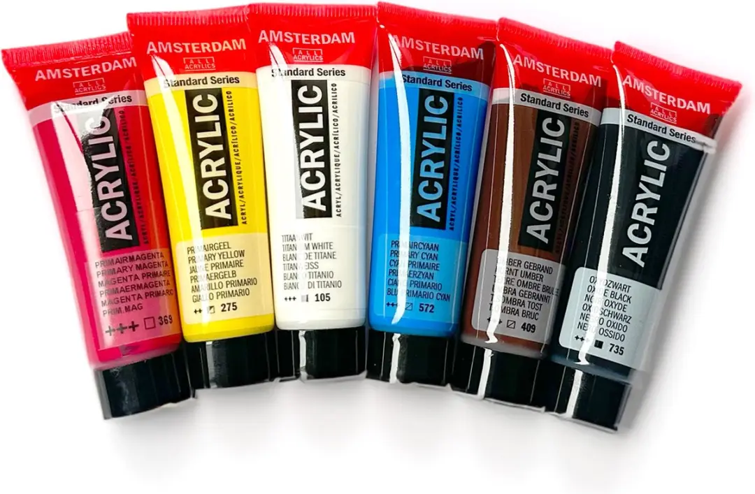 Amsterdam Standard Acrylverf Primaire Set - 6x20ml - Assorti