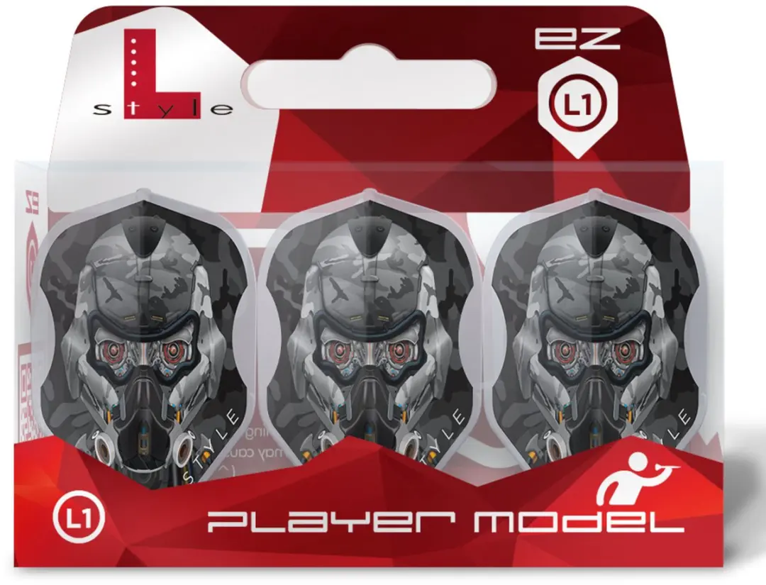 L-Style EZ L1 Berry V4 Type D Dart Flights F11055 - 3 Stuks