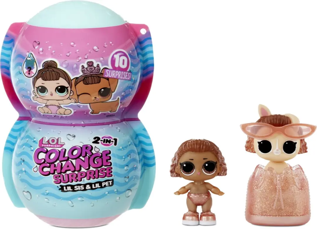 LOL Surprise! 2-in-1 Me & My Lil Sis + Lil Pet Color Change