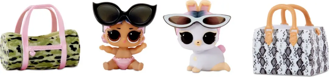 LOL Surprise! 2-in-1 Me & My Lil Sis + Lil Pet Color Change - Minipoppen Multicolor