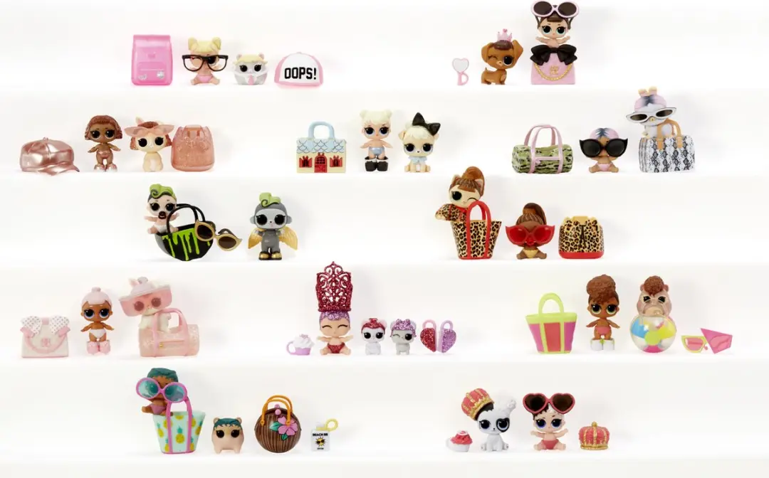 LOL Surprise! 2-in-1 Me & My Lil Sis + Lil Pet Color Change - Minipoppen Multicolor