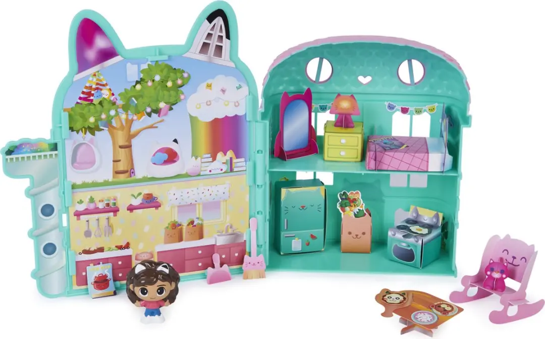 Spin Master Gabby's Dollhouse GDH PYS VCHX Poppenhuis - Meerkleurig - afbeelding 6 van 6