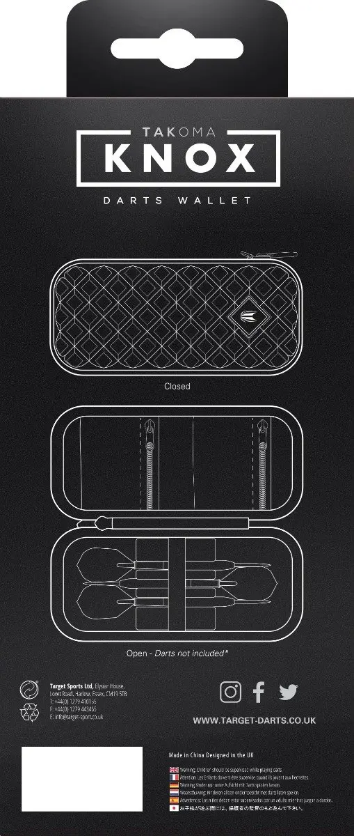 Target Takoma Knox Silver Dart Case - Grijs